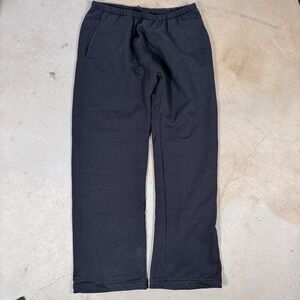 Yeezy Mens Black Sweatpants Elastic Waist Drawstring Casual Joggers Size 2